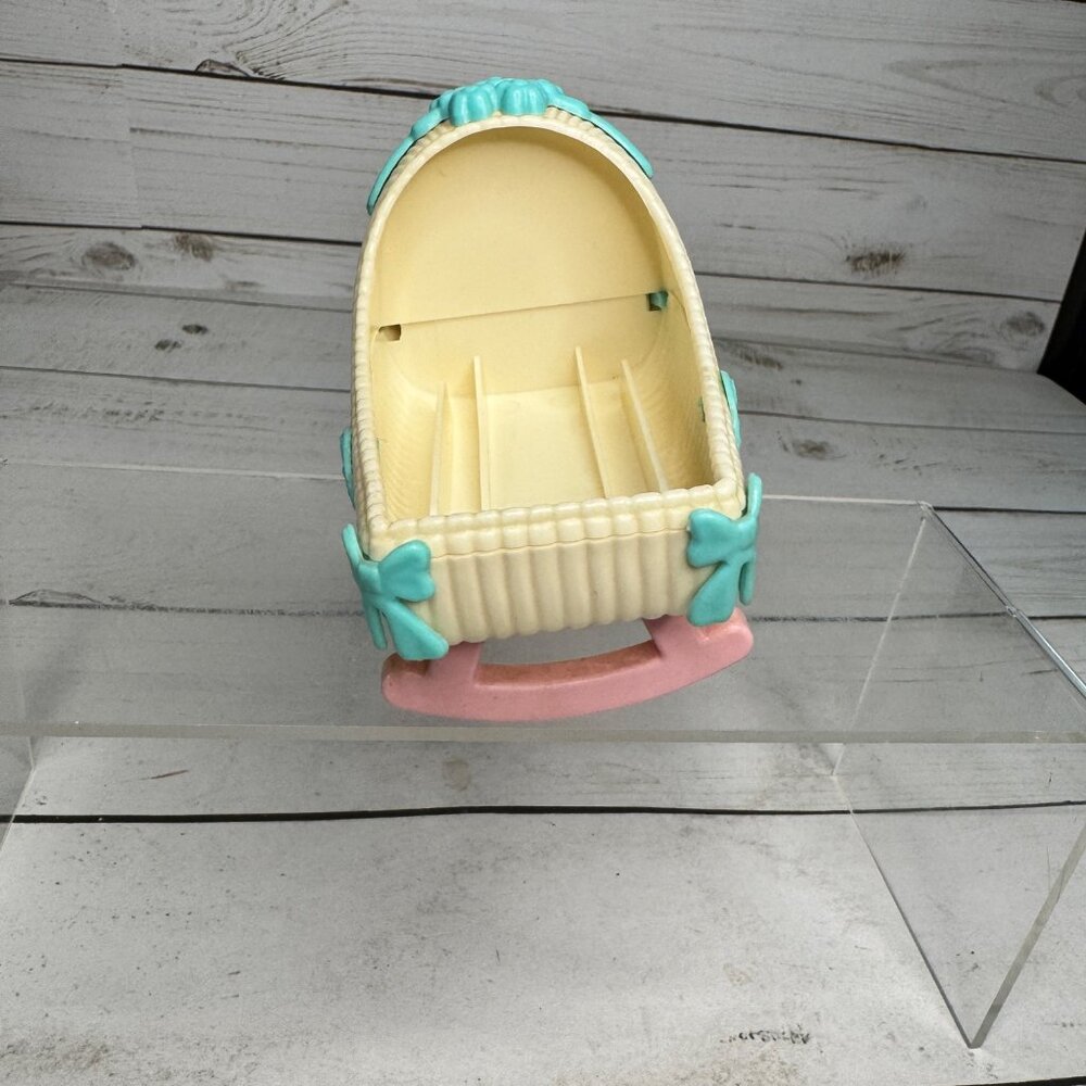 Tomy Cabbage Patch Kids Wind-Up Toy Lotโ of 5 Rocking Horse Swing Cradle Figures - Picture 5 of 16